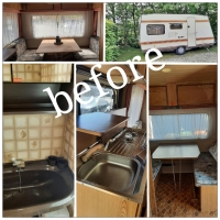 Pimpen, restylen, verkoopstyling oude caravans