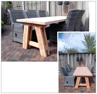 tuintafel, tafel, buitentafel douglas hout