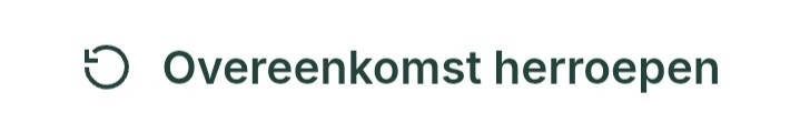 Bestelling herroepen