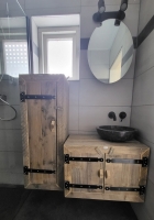 Steigerhouten badkamermeubelen