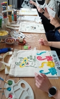 Workshop tas beschilderen Workshop tas beschilderen