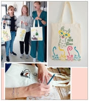 Workshop tas beschilderen Workshop tas beschilderen