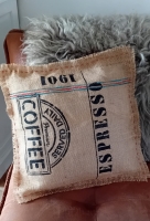 Workshop jute kussen