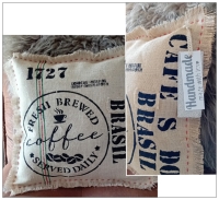 Workshop jute kussen