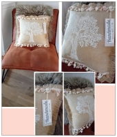 Handmade kussen Lifetree Ibiza