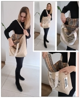 Tote bag jute Paris