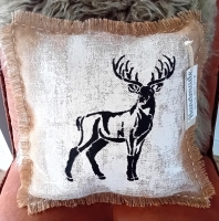 Handmade kussen ' Hert '