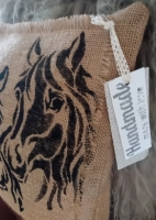 Handmade kussen &acute; Horses &acute;