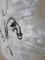 Workshop jute wanddoek XL